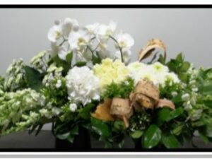 Montage a deposer en fleurs naturelles GD001 | Pompes funèbres à Liège, Funérailles Simon & Fils